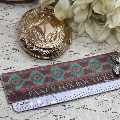 Hummingbird Rose Gold LargeCameo Locket Necklace Pendant Birthday Anniversary - Picture 12 of 12