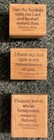 1998 - Stampin' Up! - Rubber Stamps - Religious Scriptures - Set 3 - Used