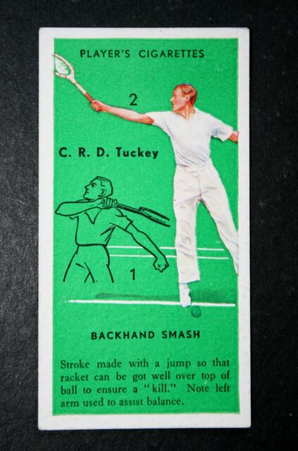 TENNIS Tuckey Davis Cup Vintage 1930's Card PC03