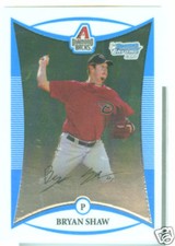 Bryan Shaw Arizona 2008 Bowman Chrome Draft