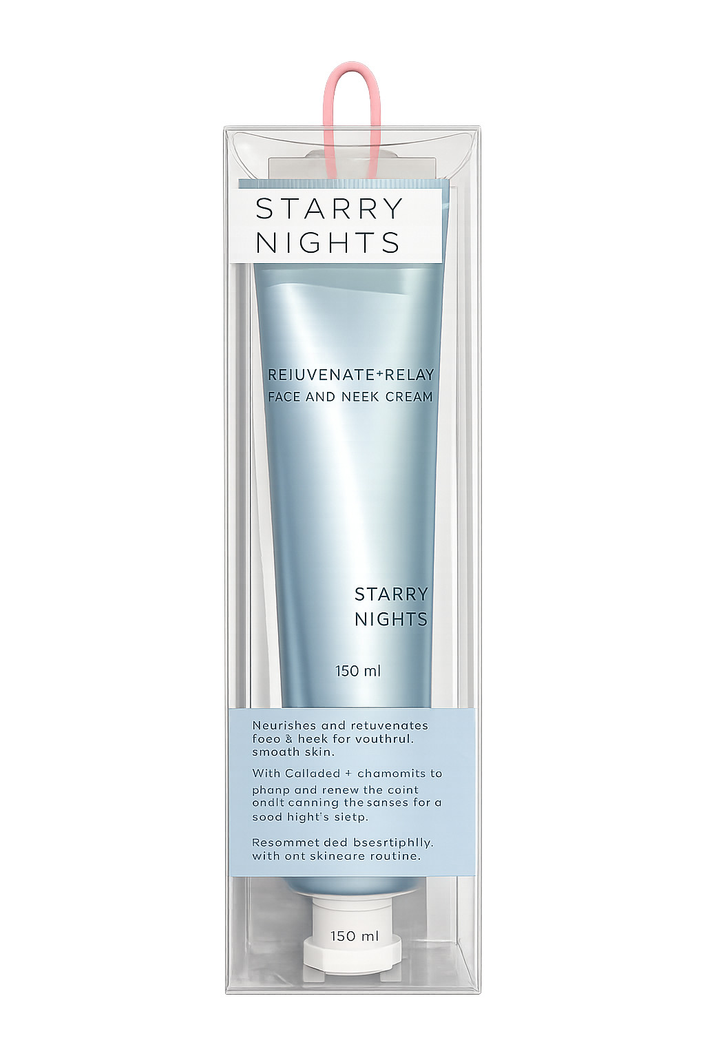 Sun + Moon Starry Nights Rejuvenate + Relax Face and Neck Cream 150ml