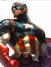 Captain America Portrait (18) Fridge Magnet Lot Up