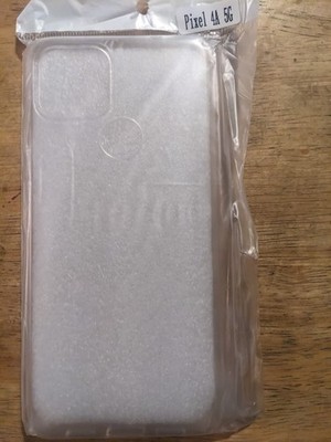 Google Pixel 4a 5G Clear Case Shockproof Soft TPU + Glass Screen Protector