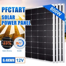 800 Watt 12V High Efficiency Mono Solar Panel Solar Kit For Home Roof RV Camping