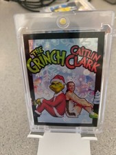 Caitlin Clark Christmas Card Caitlin and the Grinch in MAG IOWA FEVER