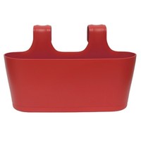 Balkonkasten Blumenkasten Pflanzkasten Blumentopf Oval Zum HäNgen Rot