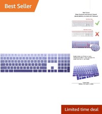 Washable Ombre Dark Purple Silicone Skin for 2017 Magic Keyboard - Easy to Apply