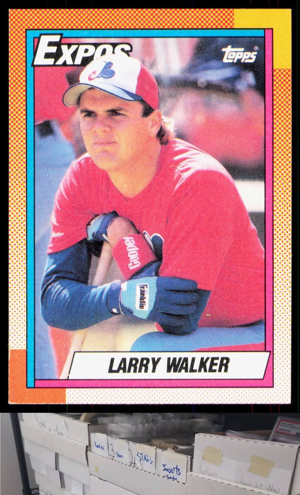 1990 Topps #757 Larry Walker - DAD