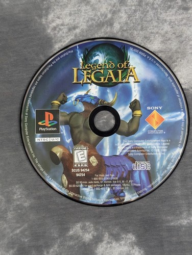 Legend of Legaia Sony PlayStation 1, 1999 PS1 etiqueta negra con manual probado en caja original - Imagen 2 de 16