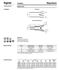 TE Connectivity / Raychem 382A012-25-0 Heat Shrink Molded Boot Motorsport MIL