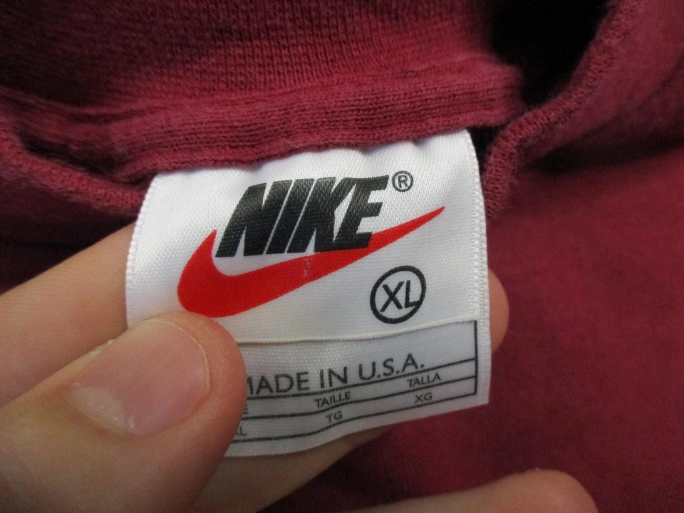 Camisa masculina vintage Florida State Seminoles XL NCAA softbol Nike anos 90 feita nos EUA - Imagem 4 de 4