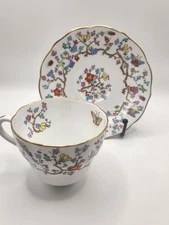 Spode Copeland’s China England “Shanghai” R5321 Cup & Saucer – Multicolor Floral