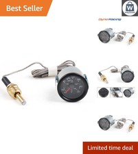 Dual-scale Mechanical Water Temperature Gauge For 12v Vehicles 1.8m Wire