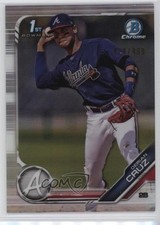 2019 Bowman Chrome Prospects Refractor 429/499 Derian Cruz #BCP-11 15x0