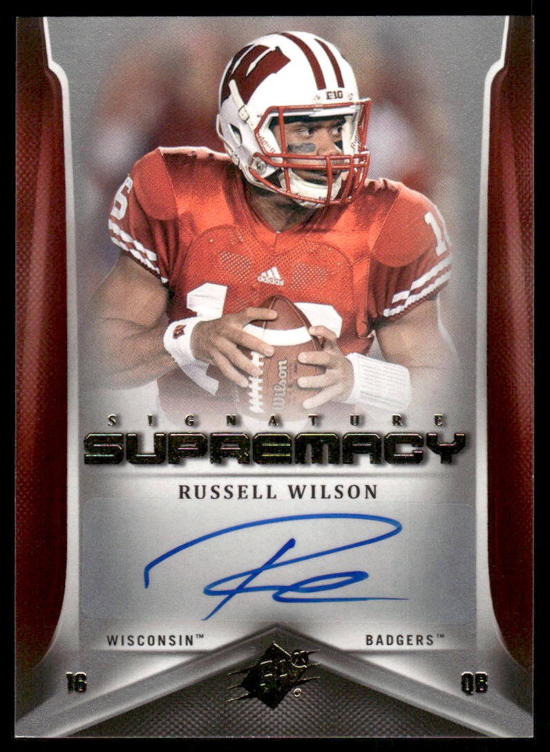 Russell Wilson SPx Signature Supremacy #RW Base
