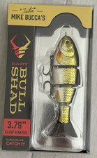 Mike Bucca's Baby Bull Shad Swimbait 3.75" | golden shiner