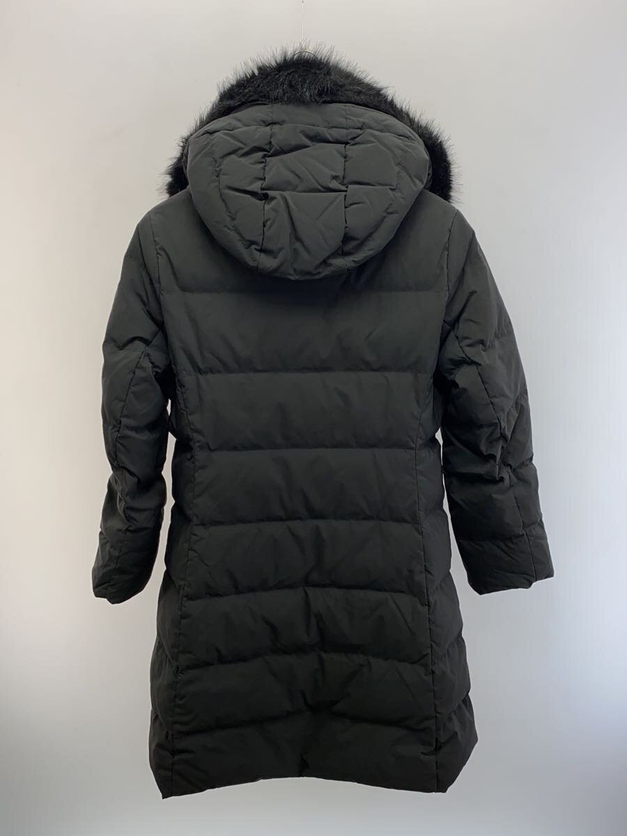 PLST Long Down Jacket, Size L, Polyester, Black, … - image 2