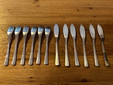 WMF Brasilia Silber 90er Besteck Fischbesteck 6 Personen