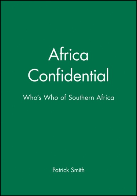 Africa Confidential by P Smith HARDBACK 9780631205425