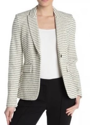 VERONICA BEARD Tweed Dicky Blazer Women s 2 Designer