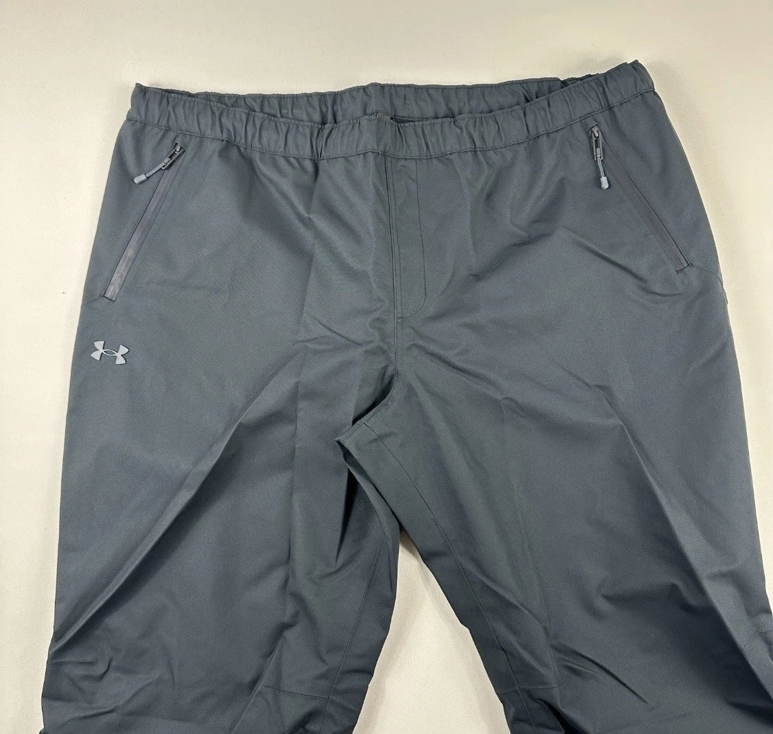 Under Armour Pants Mens 3XL Lined Rain Pant Loose Fit Waterproof NWT MSRP $130