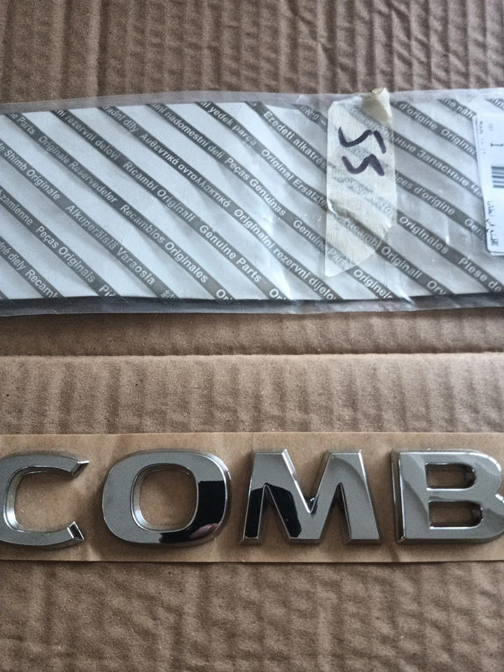 VAUXHALL COMBO REAR DOOR BADGE 2012-2018 Van - NEW  self-adhesive - Image 3 of 4