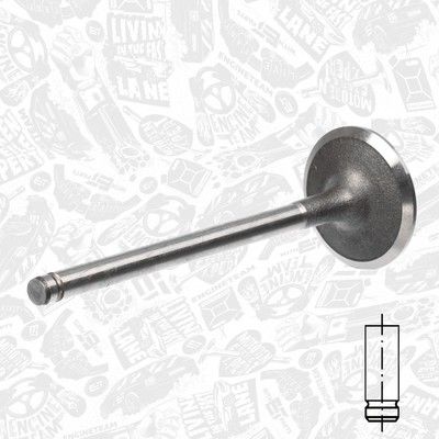 Intake Valve CITROËN PEUGEOT 1,4 1,1 0948.58 97531080 97533266 150F H1A H1B K1B