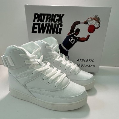 NIB Ewing Athletics 33 Orion Strap White High Top Basketball Sneakers YUS 4.5