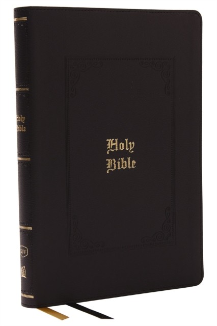KJV Holy Bible: Giant Print Thinline Bible, Black Leathersoft, Red Letter,