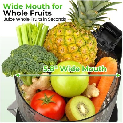 Godspeeds Juicer Machine - Whole-Fruit Cold Press//
