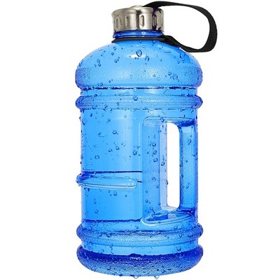 Vaupan Half Gallon Big Water Bottle, 2.2L/73 OZ Large Leak 74.4 Ounces, blue