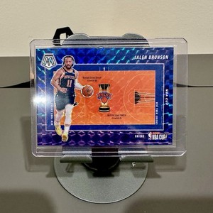 2024-25 Panini Mosaic Jalen Brunson NBA Cup Prizm #14 SP SSP Case Hit NY Knicks