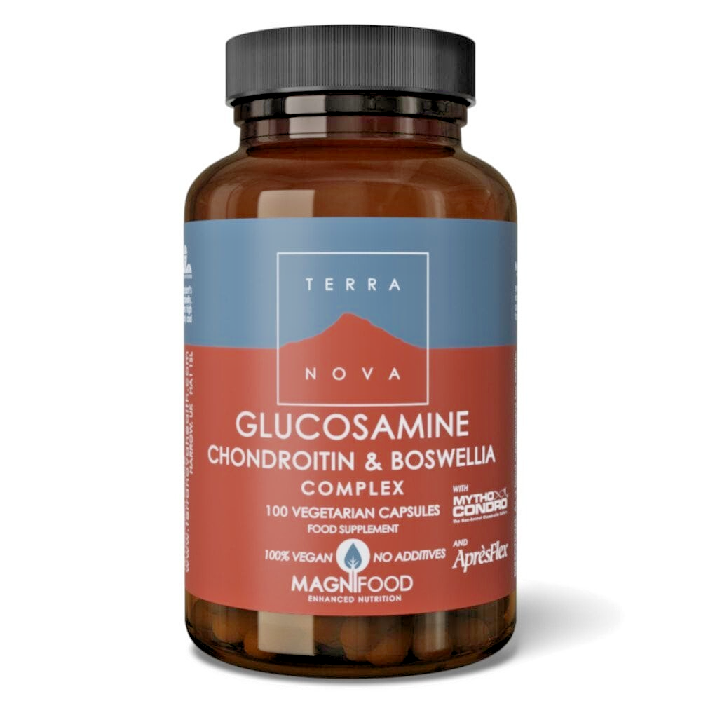 Terra Nova Glucosamine Chondroitin and Boswellia Complex 100 Vegetable Capsules