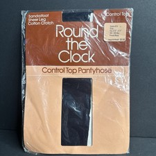 Round the Clock Control Top Pantyhose 470 FRENCH NAVY 115-135 lbs. 5'3"-5'7" 