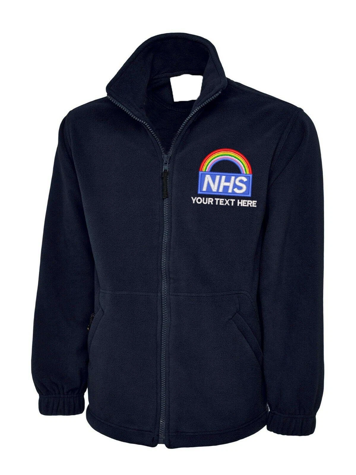 NHS Rainbow Navy Fleece Jacket
Opens in a new window or tab