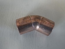 NIBCO 039923311061 Elbow 7/8" OD Wrot Copper 45-Degree Connection