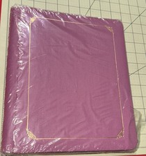 Creative Memories Rose Photo Album Gold Accents 10.5 X 9 New In Torn Package