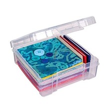 6953AB ClearView 6" x 6" Box Art  Craft Organizer, 1 Plastic Storage Case,