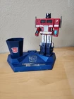 Transformers Optimus Prime Electric Tooth brush and Rinse Set Hasbro 1985 as-is