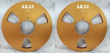 One Pair 10.5'' gold AKAI Tape reel High Quality Aluminum Take Up Reel