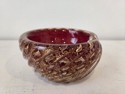 Vintage Murano Glass Bowl By Ercole Barovier 