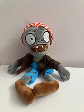 VERY RARE Plants vs Zombies PIRATE ZOMBIE Plush HTF NWOT