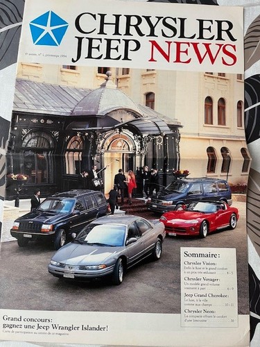 Prospekt Chrysler Vision / Voyager / Neon / Jeep Grand Cherokee von 1994