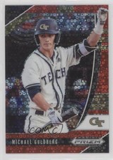 2020 Panini Prizm Draft Picks Red Donut Circle 88/99 Michael Guldberg #PDP98 1m8