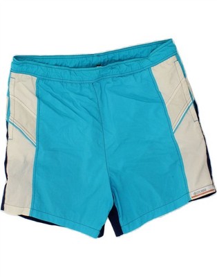 COLMAR Mens Swimming Shorts IT 50 Medium Blue Colourblock Polyamide AQ12