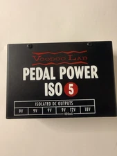 Voodoo Lab Pedal Power ISO 5 DC Output Supply for Guitar Pedals