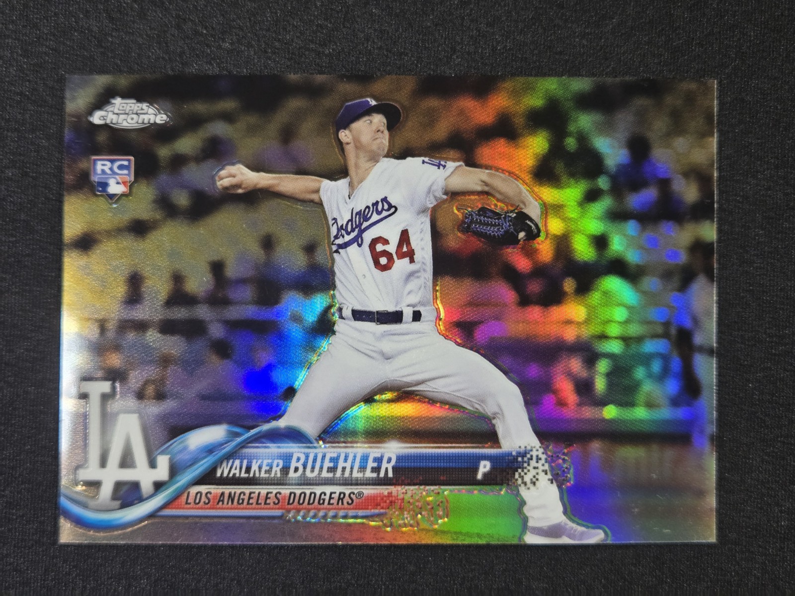 Walker Buehler 2018 Topps Chrome #71 Refractor RC Los Angeles Dodgers
