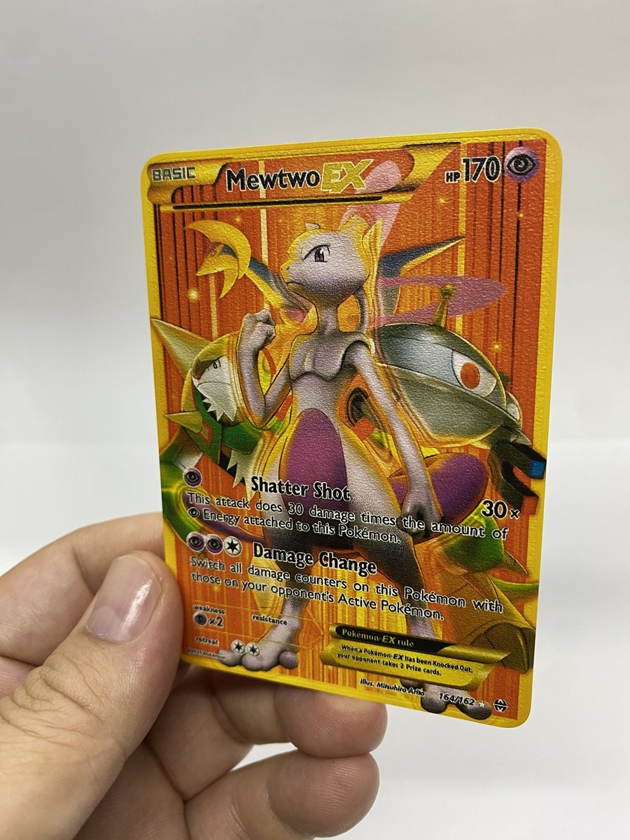 Mewtwo EX Gold Metal Pokmon Card-Collectible Gift DisplayChristmas