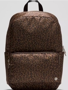 Sac à dos en métal pour Lululemon 22L Leopard Khaki Multi/or Nwt