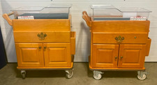 *LOT OF 2* Wooden Rolling Infant Bassinet